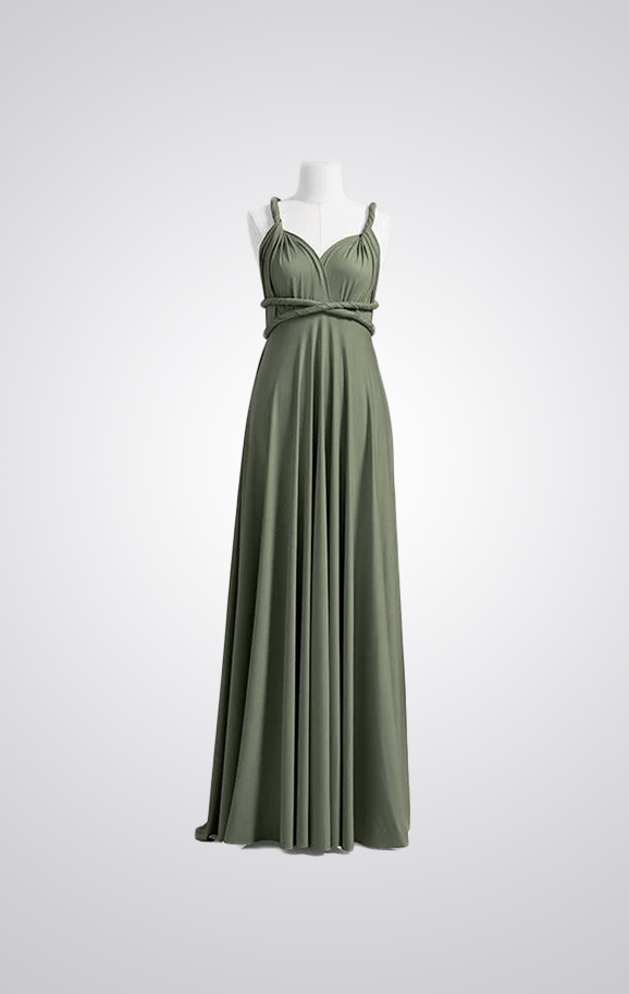 Infinity dress 2025 olive green