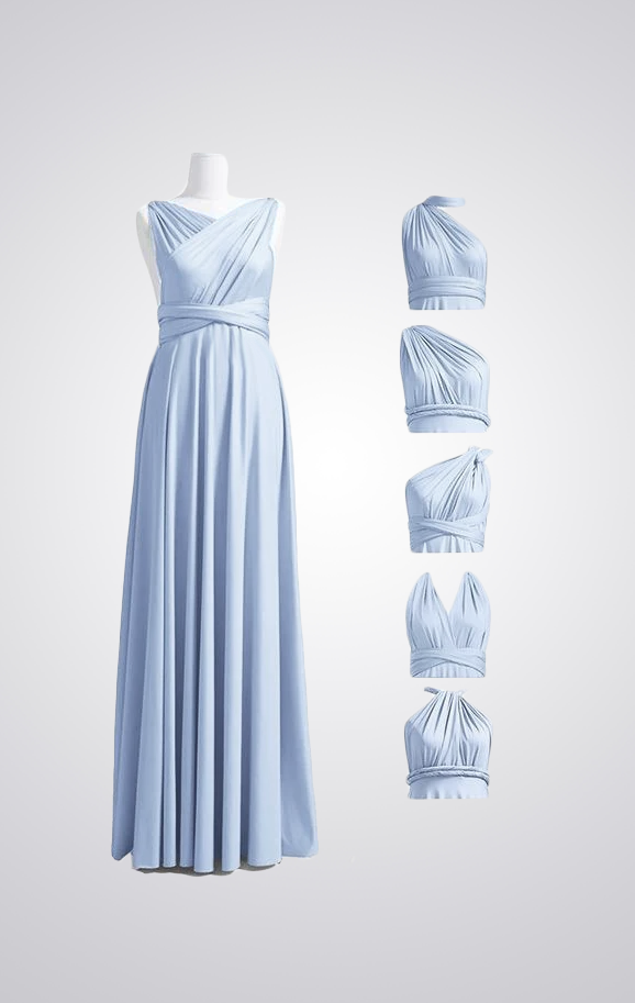 Baby blue infinity dress hotsell