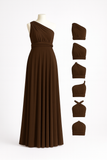 Abito infinity marrone scuro