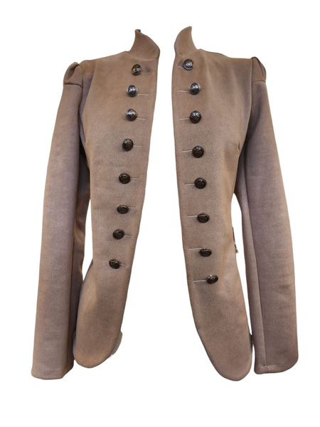 Blazer sartoriale in Alcantara – Eleganza senza tempo