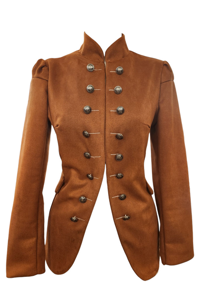 Blazer sartoriale in Alcantara – Eleganza senza tempo