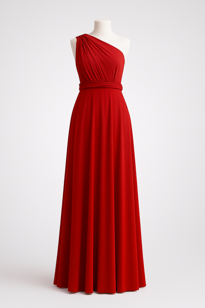 Infinity dress rosso valentino