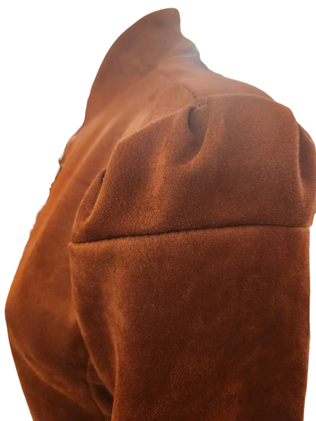 Blazer sartoriale in Alcantara – Eleganza senza tempo